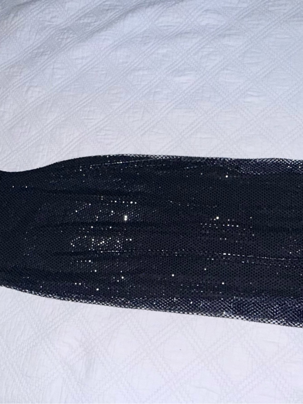 Black Sparkle Maxi Dress with Sheer Overlay - Picture 6 of 8